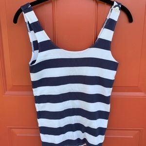 Ralph Lauren Sport Navy and White Striped tank